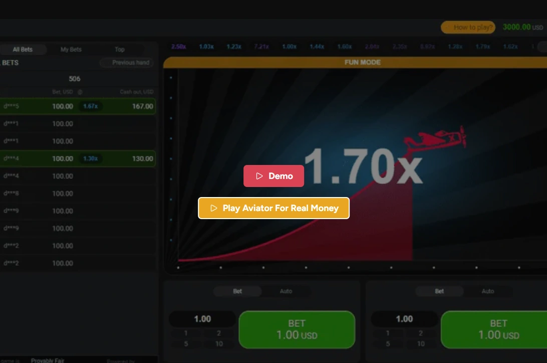 Want to try demo of Aviator game online before playing for real money?