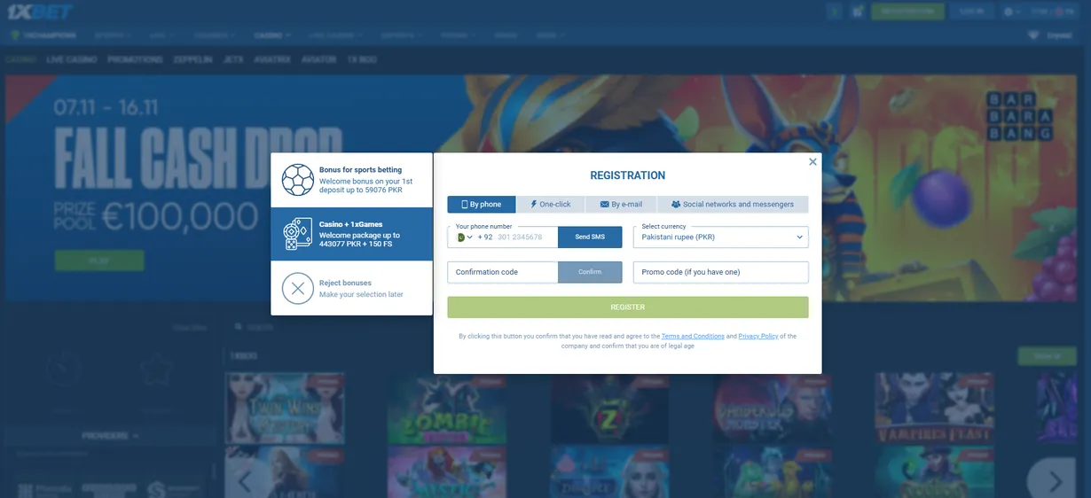 Login and Registration for Beginners in 1xBet Aviator 